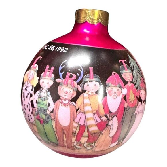 Set Of 4 Vintage Christmas Ornaments Our Home to Yours Housewarming Gift Boxes - Picture 6 of 9